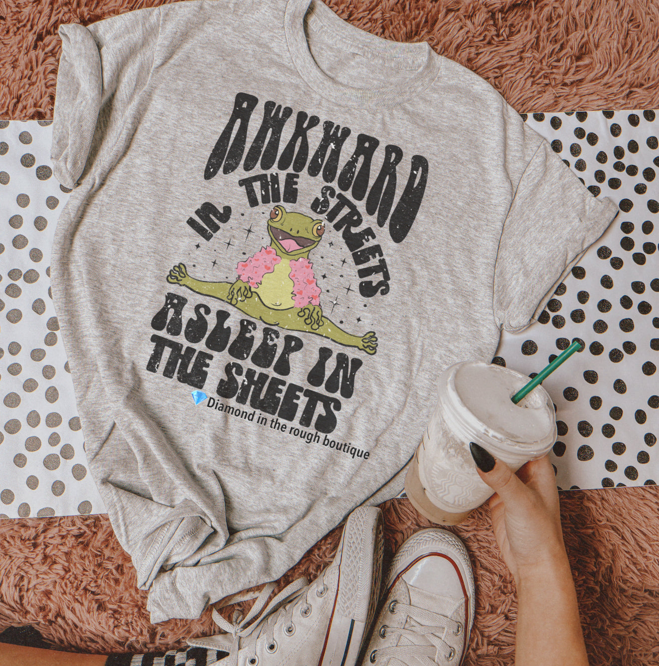 Awkward in the streets & asleep in the sheets-graphic tee the