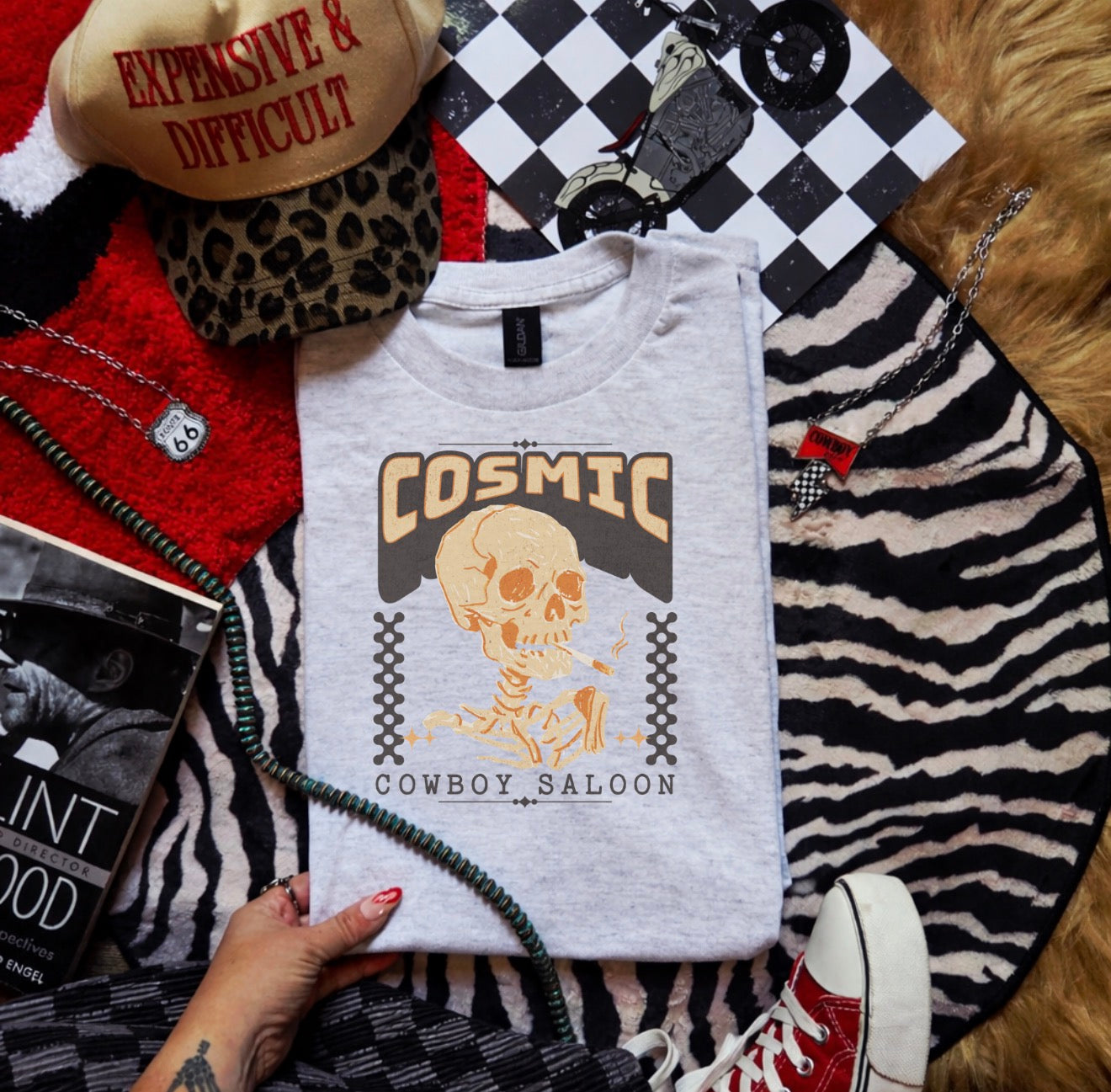 Cosmic Cowboy Saloon-graphic tee
