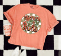 Motherhood checkered flower -comfort color tee