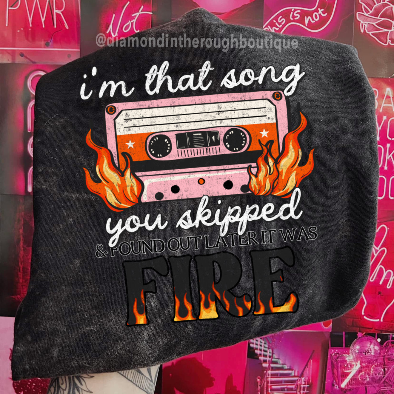I’m that song you skipped -comfort color tee
