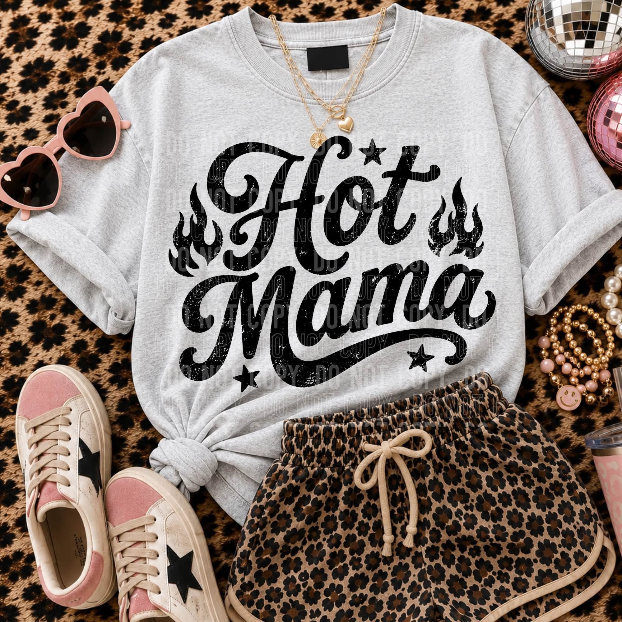 Hot Mama-graphic tee
