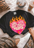 Long live softball moms-graphic Tee