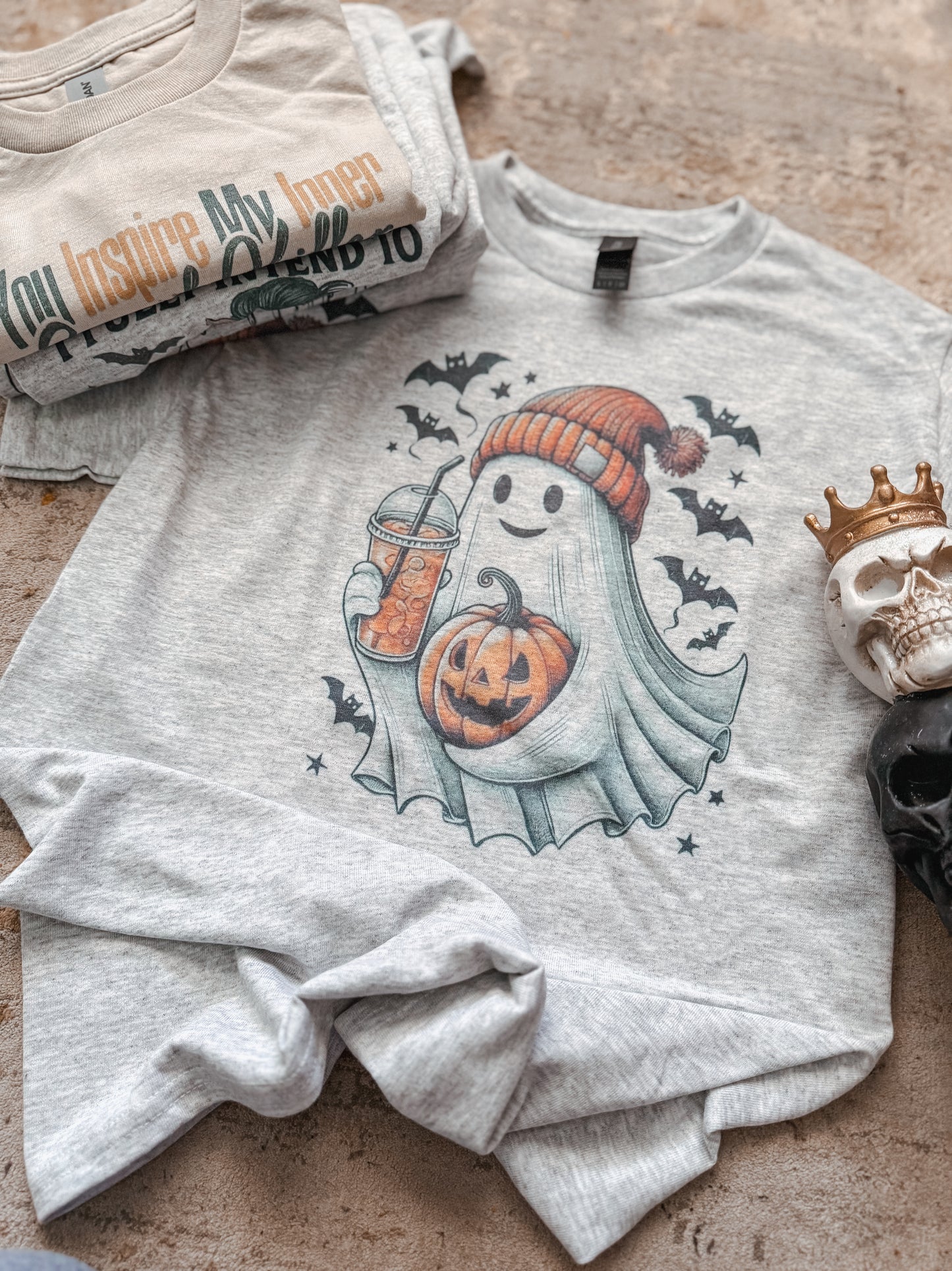 Coffee ghost-graphic Tee