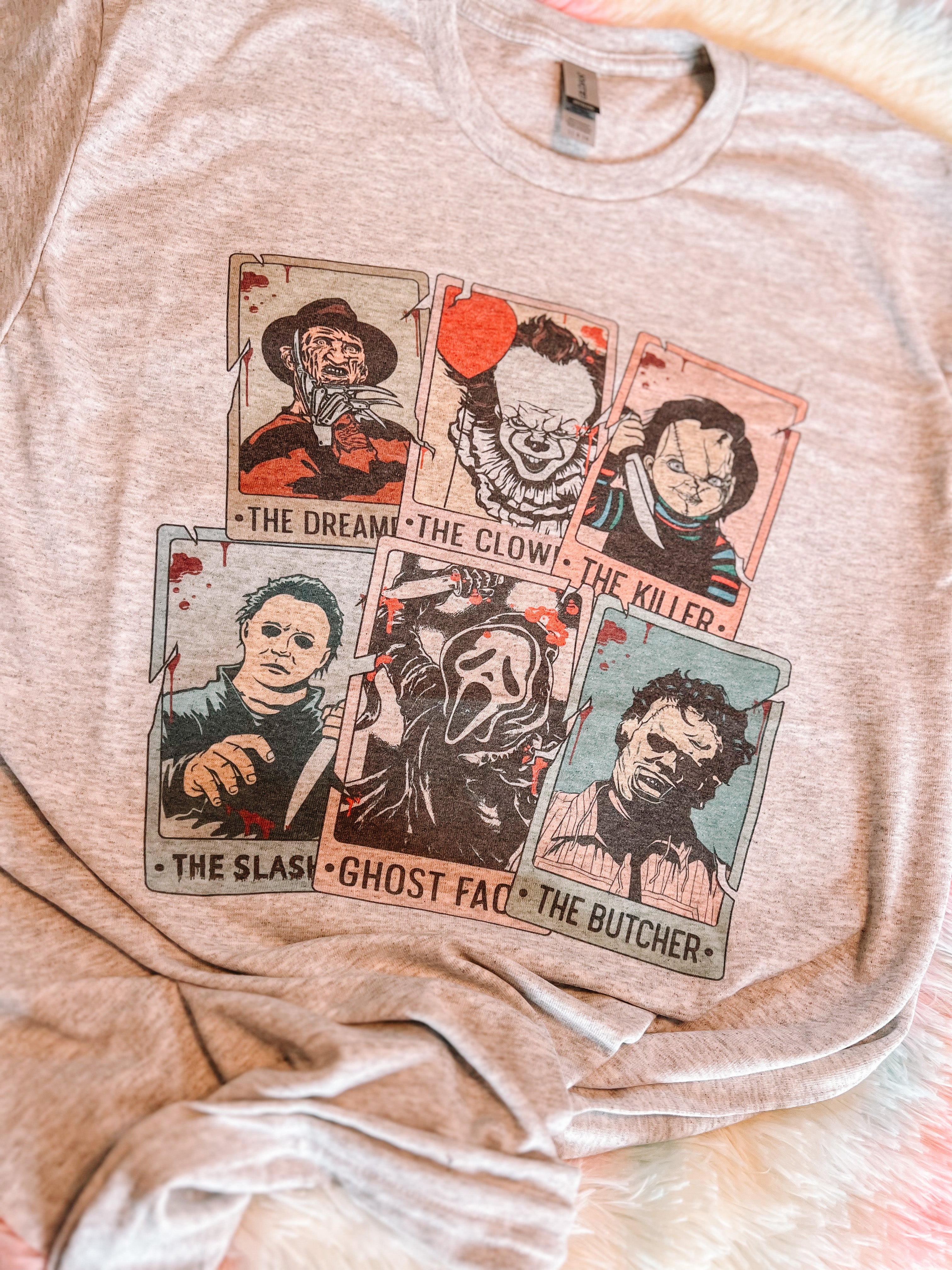 Horror tarot cards-Graphic Tee