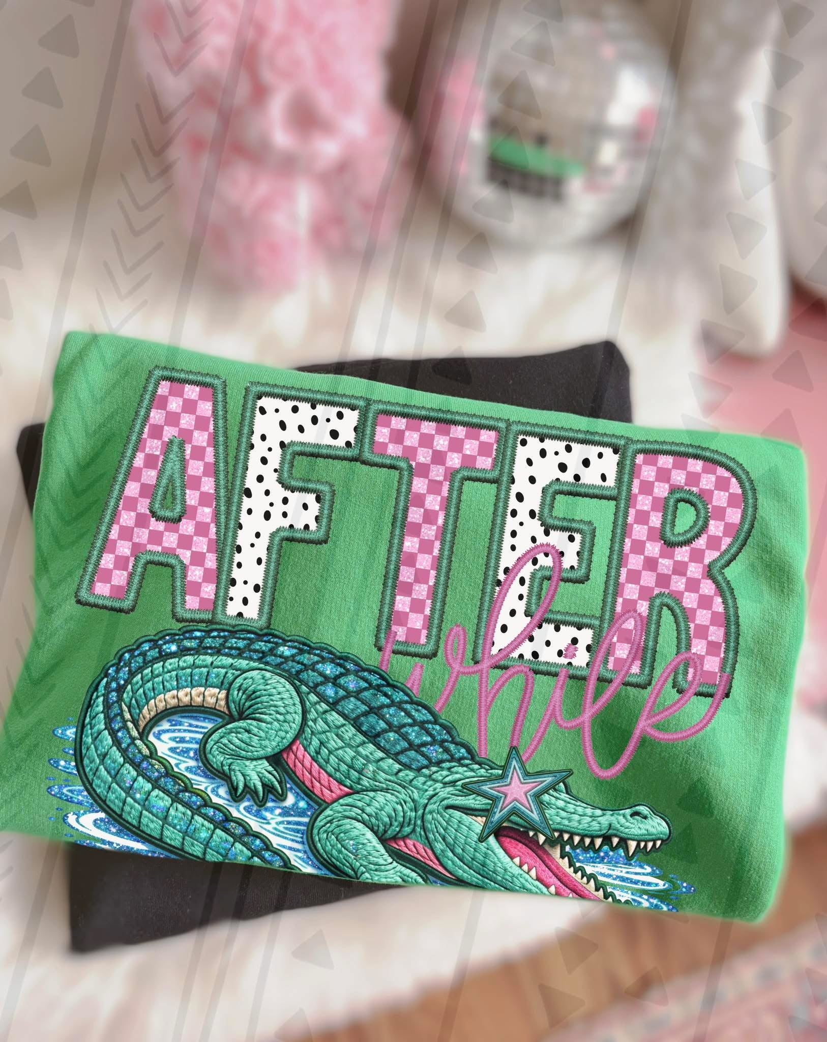 Afterwhile crocodile-comfort color tee