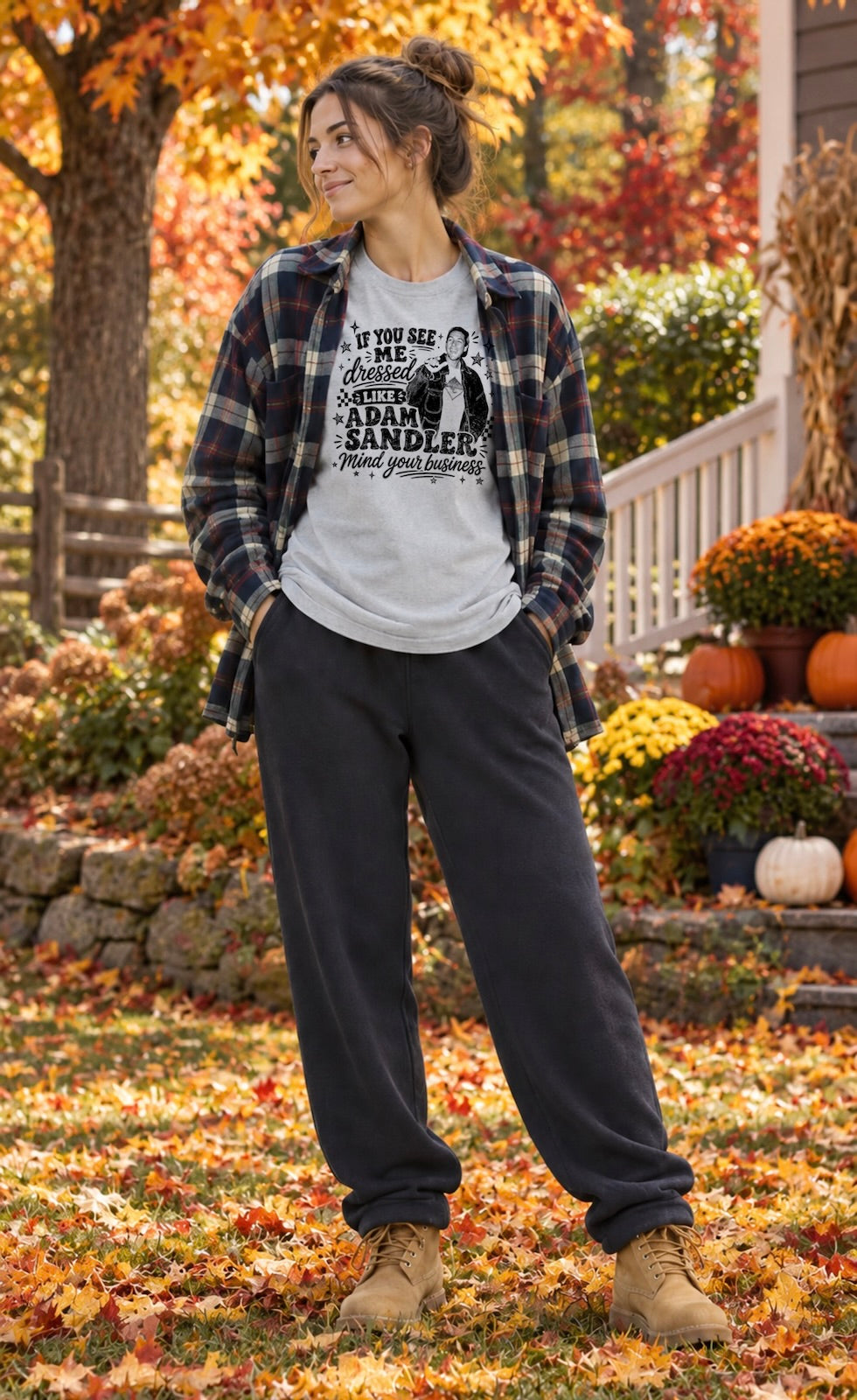 Dressed like Adam Sandler -graphic tee