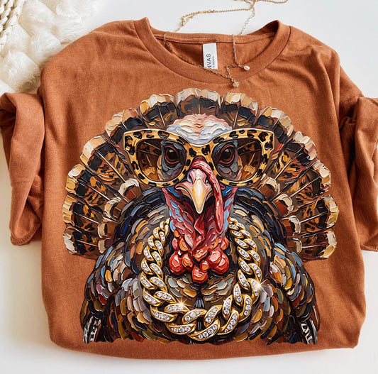 Boujee Turkey-graphic Tee