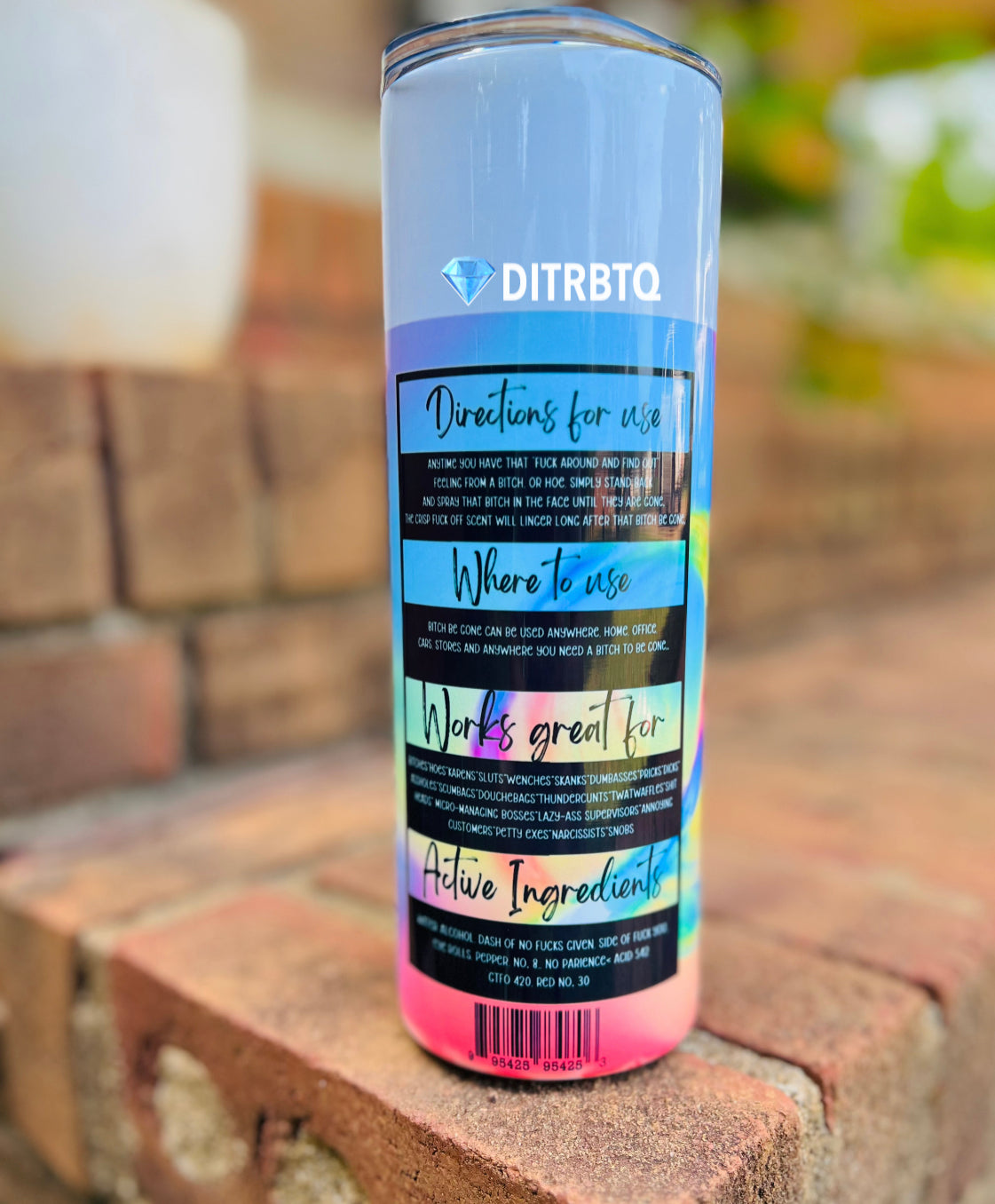 B* BE GONE 20oz tumbler